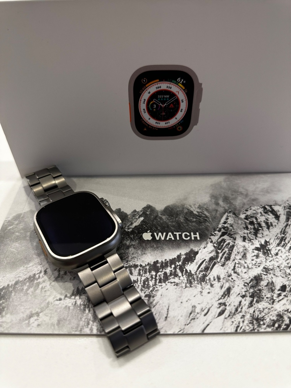iWatch Ultra 49mm Titanium with Titanium Band